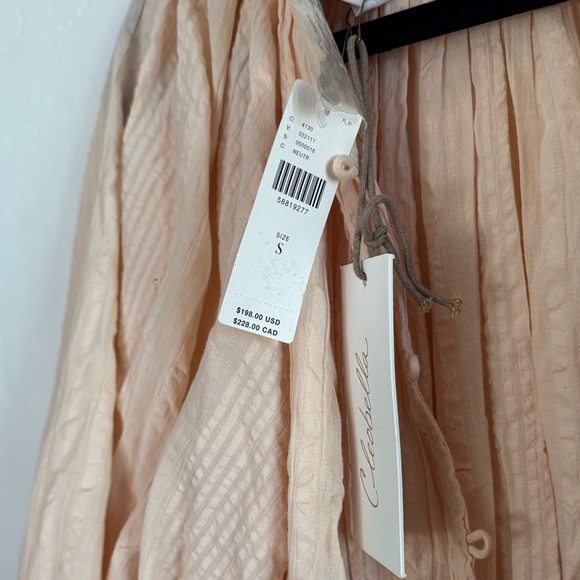 Cleobella Elegant Peach Long Sleeve Dress - Picture 2 of 4